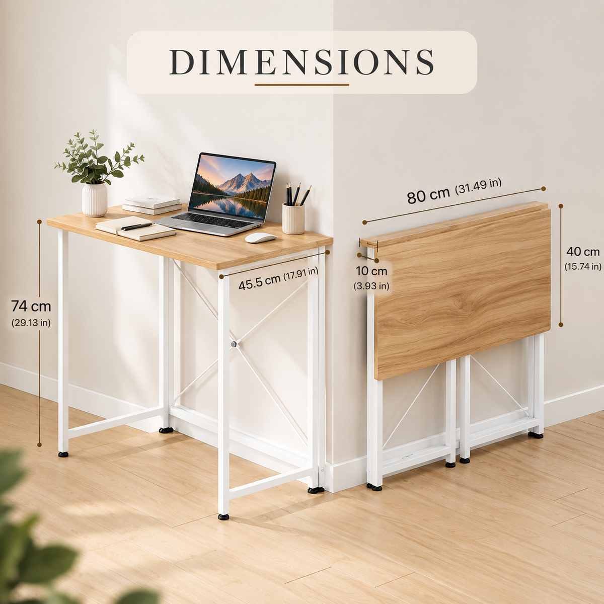 Bureau Pliant ZOOM – Compact & Mobile