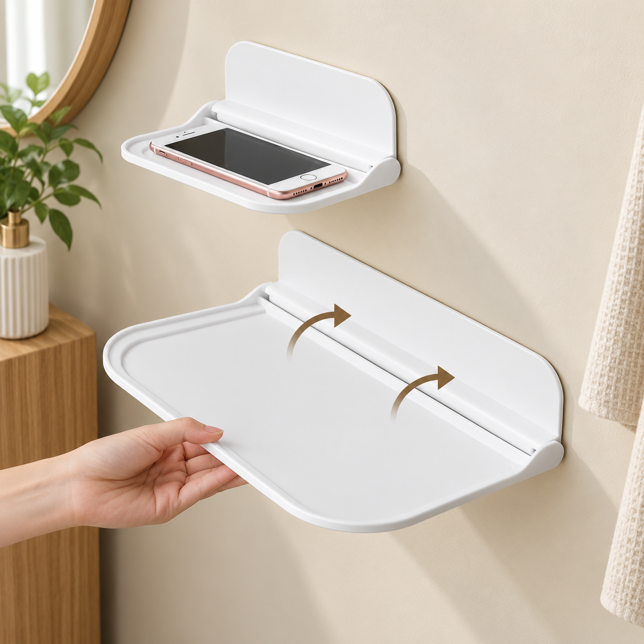 Étagère Murale Flottante POP – Sans Perçage
