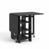Table de Cuisine Pliante FOLDA – Gain de Place & Roulettes