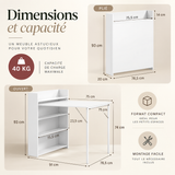 Table Repas Pliante TRIO – Rangement Intégré