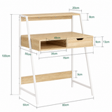 Bureau Échelle NOVA – Compact & Rangement Intégré