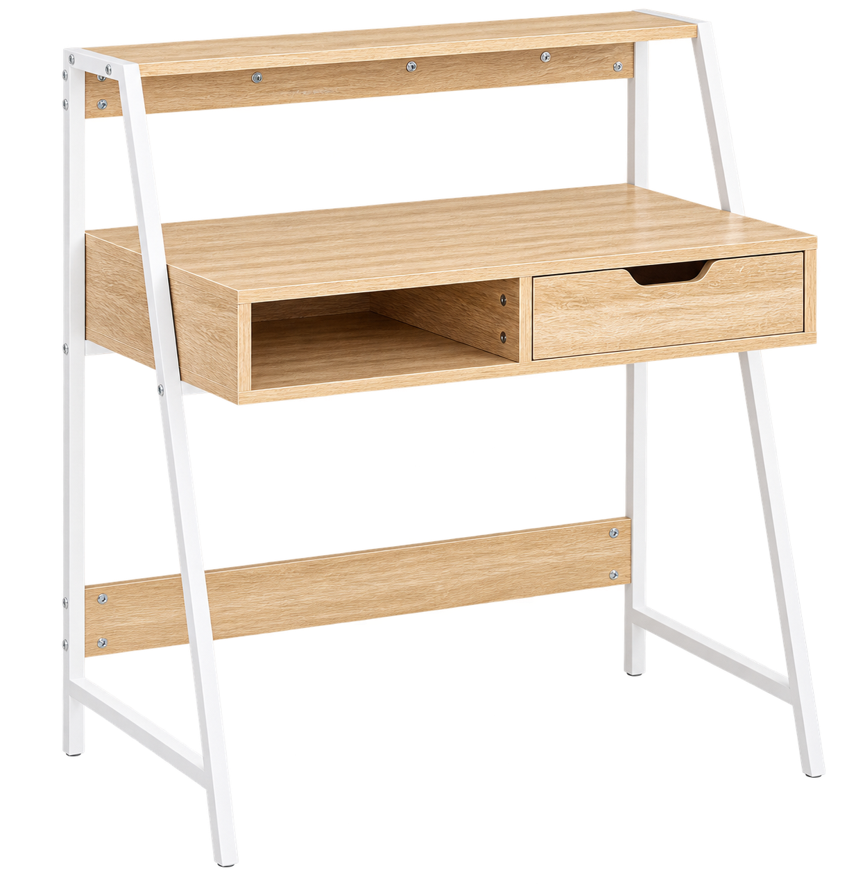 Bureau Échelle NOVA – Compact & Rangement Intégré