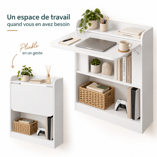 Bureau Mural PIXI – Compact & Malin